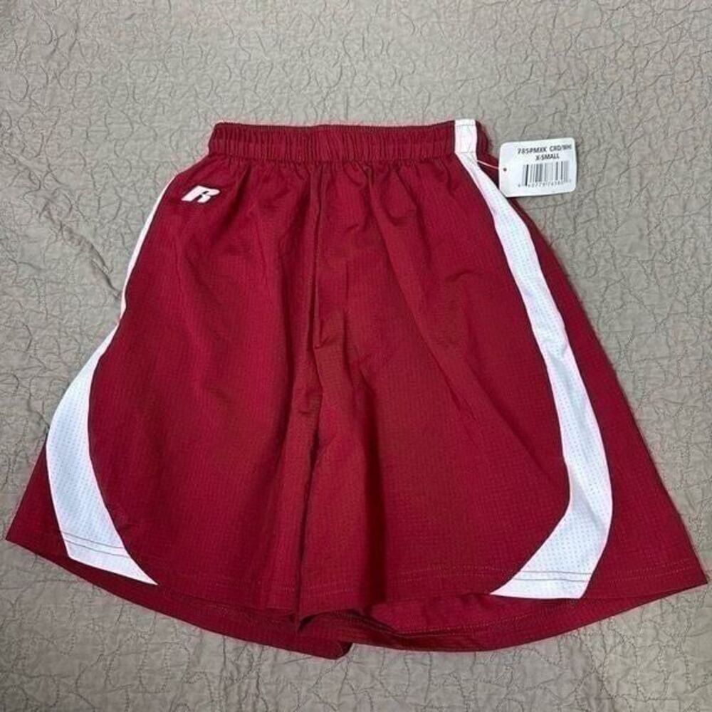 Russell athletic red boys shorts size SX.  A672